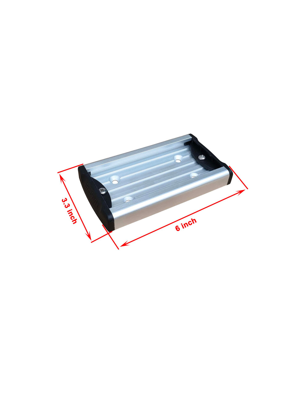 Brocraft Crappie rod holder demonstrating easy-move feature across multiple positions.