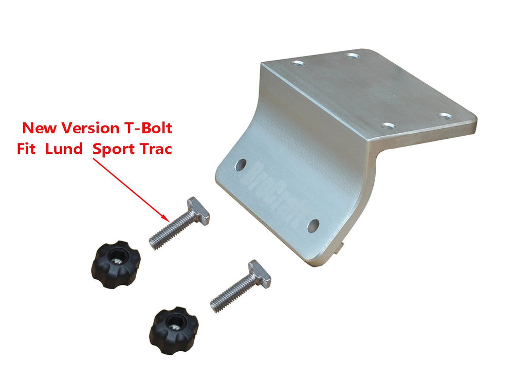 Brocraft Crappie Rod Holder System supports four rods at once.