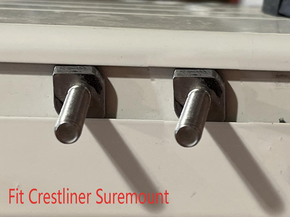 Brocraft Crestliner SureMount bracket two-year warranty adds long-term reliability.