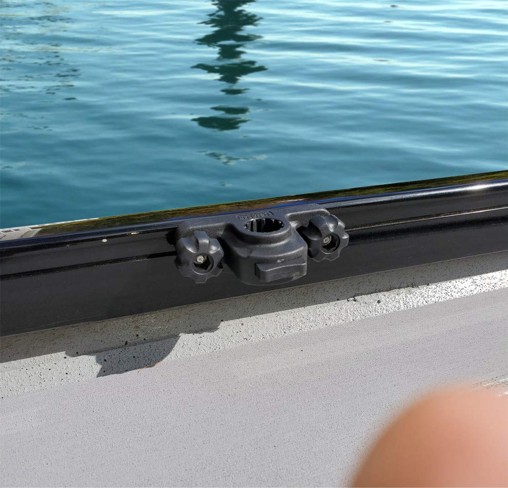 Easy to install or move along the 90-degree Crestliner Suremount track