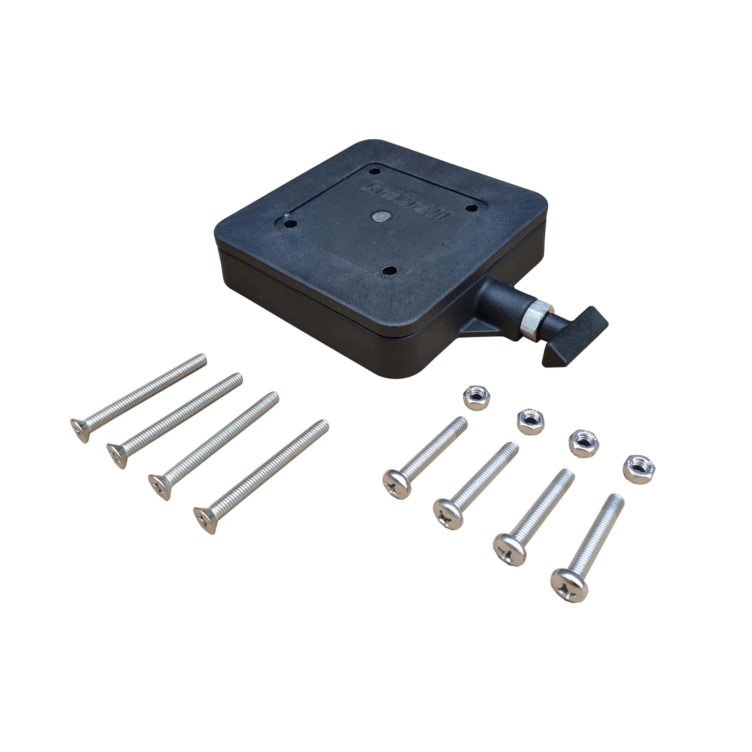 Brocraft downrigger base 360-degree rotation with 22.5-degree locking increments