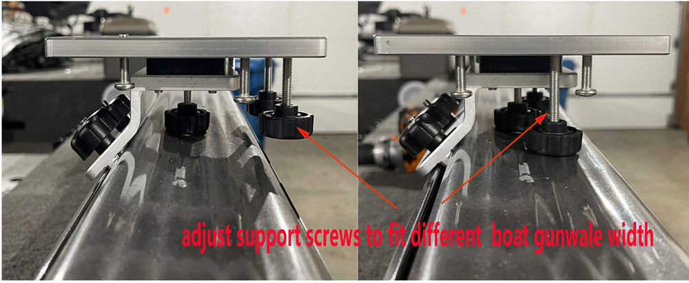 Brocraft downrigger bracket with two-year limited warranty