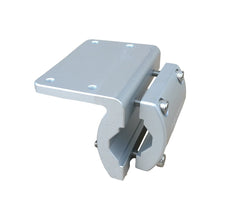 Brocraft downrigger mount assembled on rail for secure attachment