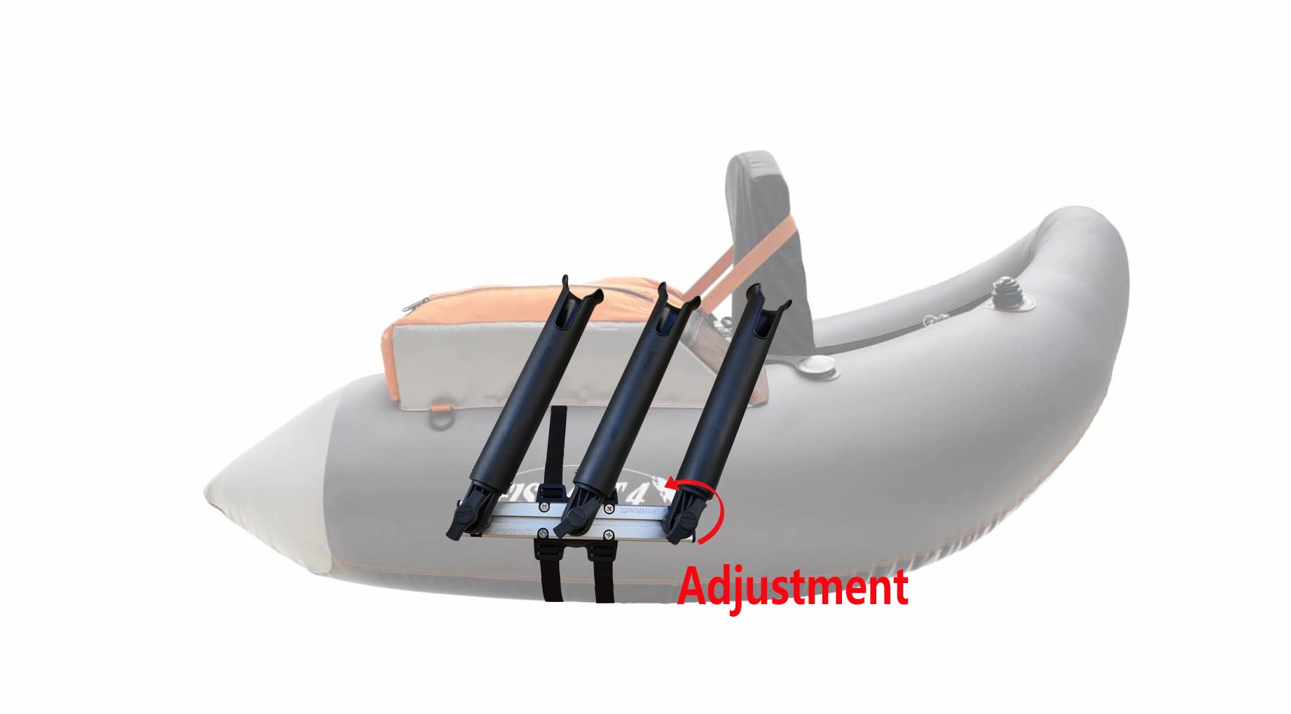 Adjustable 47-inch straps fit different float tube sizes