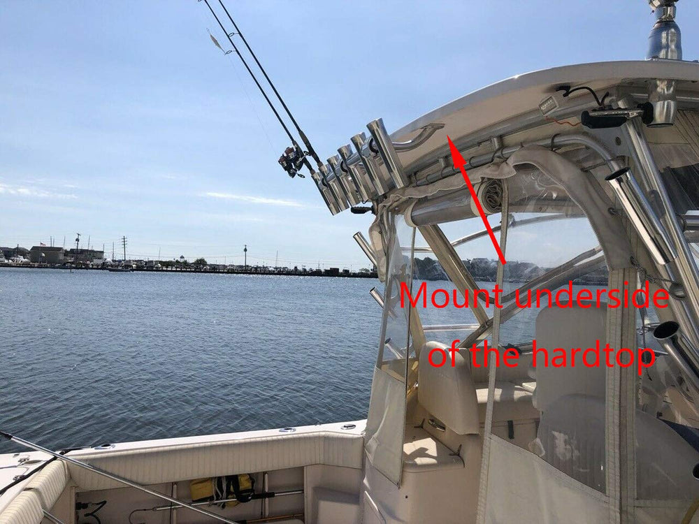 BroCraft heavy-duty trolling rod holder supports larger reels and rigs.