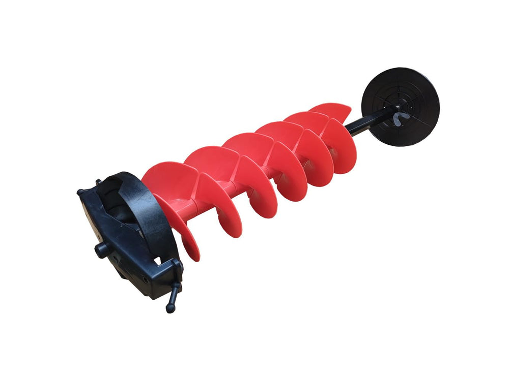 Brocraft hex shaft aluminum inner stem transfers power efficiently from drill to cutting head.
