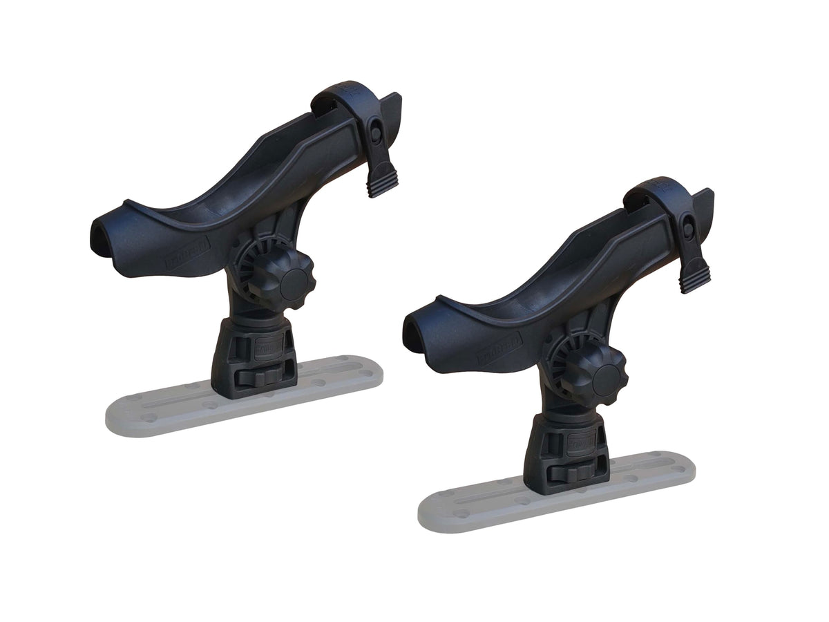 Brocraft kayak track mount rod holders pair for versatile setup