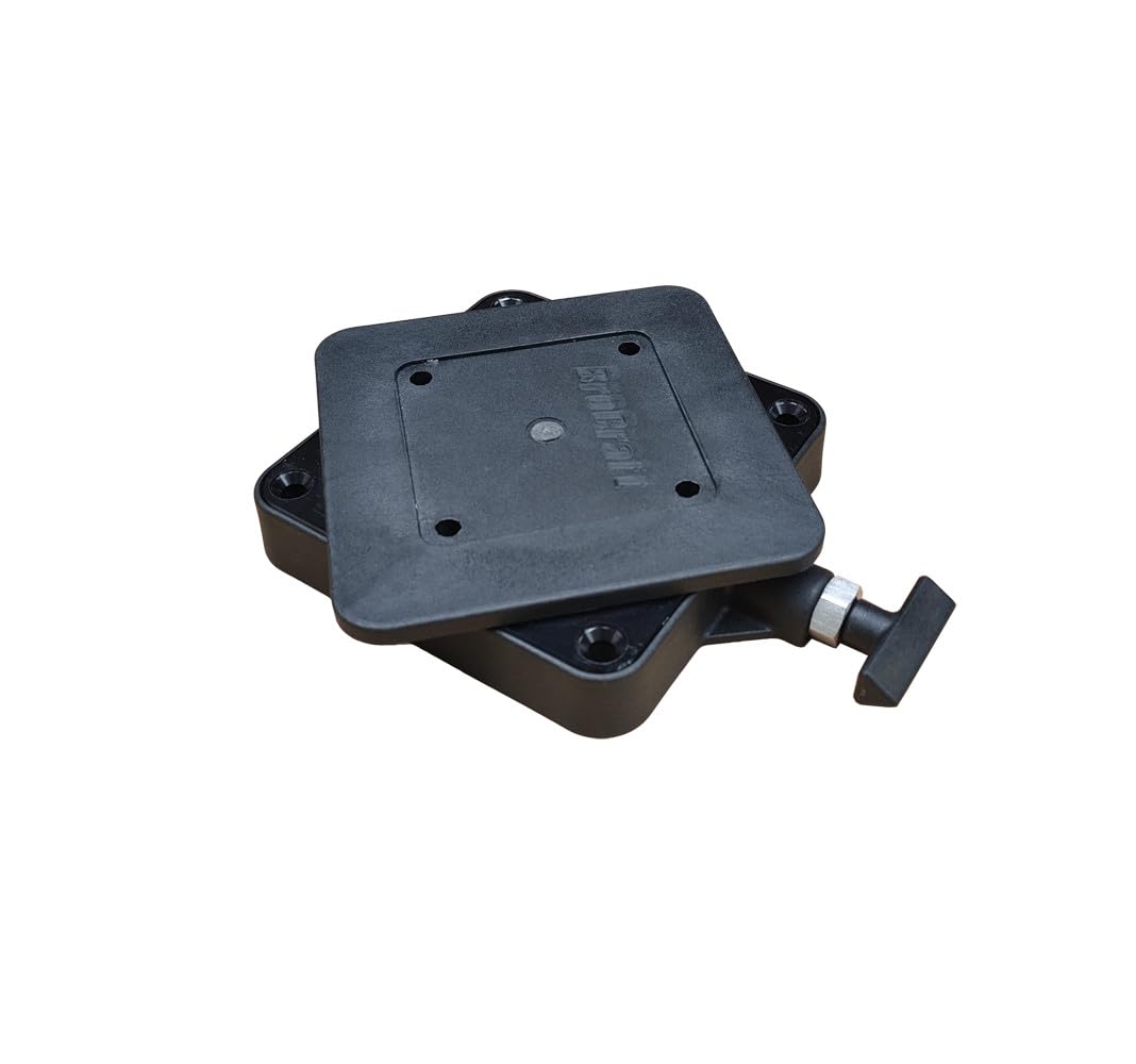 Brocraft low-profile swivel base downrigger main view highlighting compact design for tight spaces