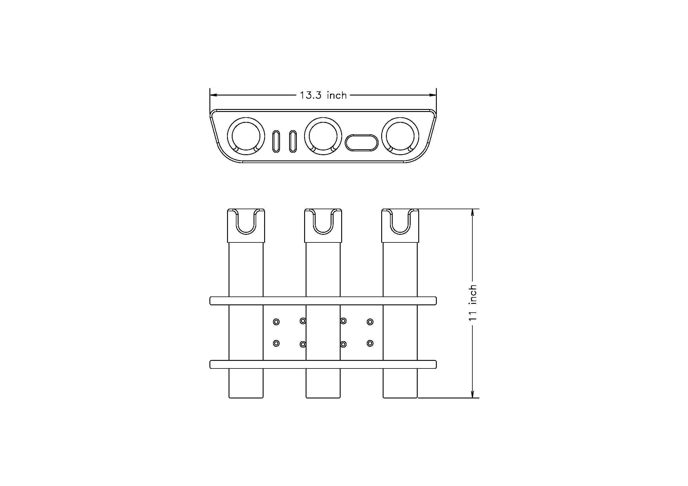 Brocraft Lund boat accessory storage keeps gear within reach on deck.