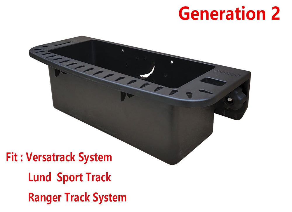 Brocraft Lund sport track cockpit organizer enables quick tool access