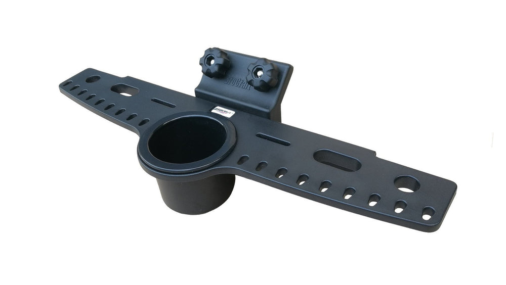 Brocraft Lund Sport Track Holder installation shows simple setup and repositioning