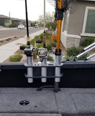 Brocraft mirror-finish aluminum tube construction offers durable, sleek storage