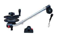 Side deck mounting system for Brocraft Minin Manual Downrigger