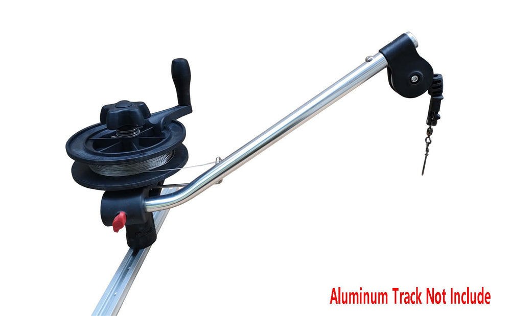 Brocraft Minin downrigger aluminum boom and rugged nylon body