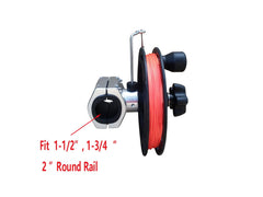 Brocraft planer reel with 200ft 200lb line for high-capacity deployment