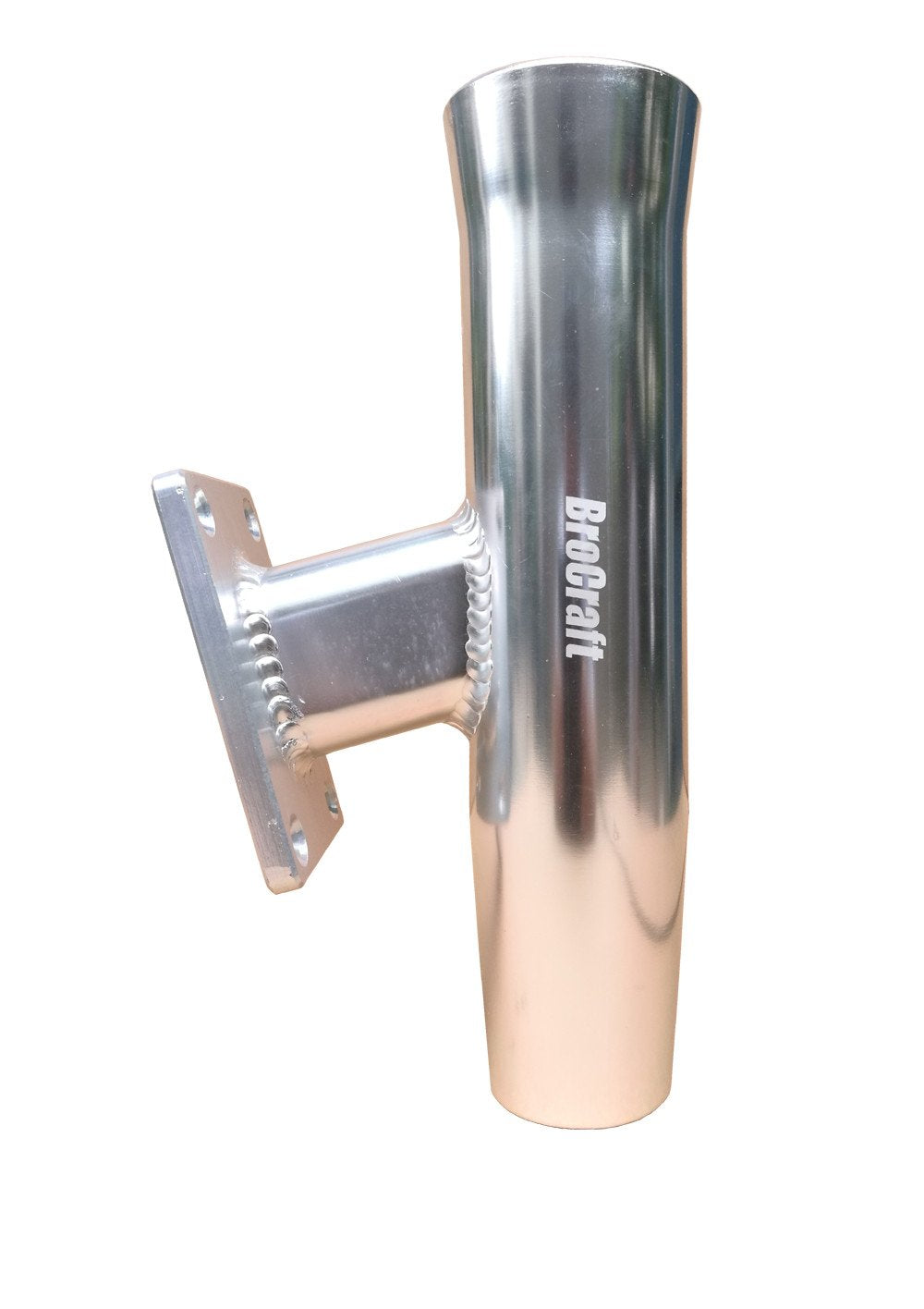 Brocraft polished anodized silver finish resists wear with a sleek look.