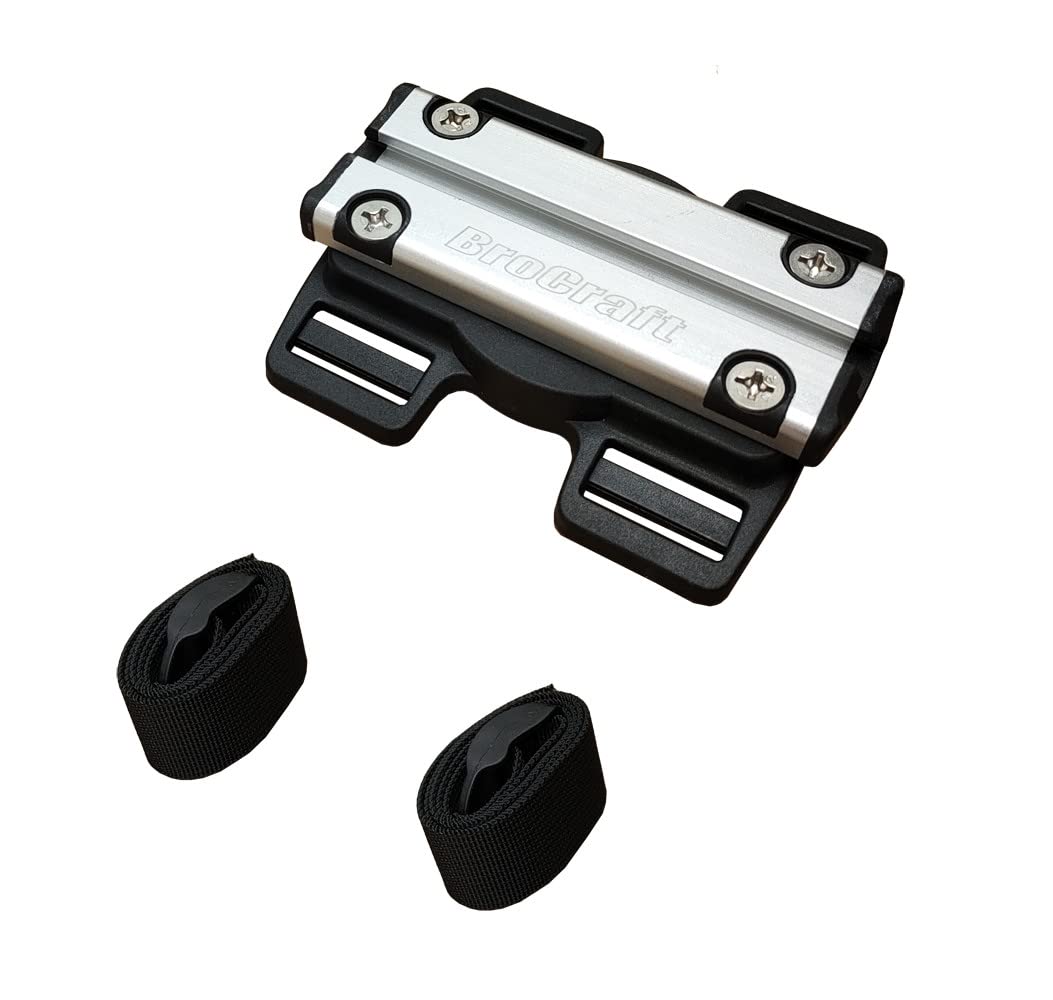 Brocraft Track System on a pontoon boat for flexible rod positioning.