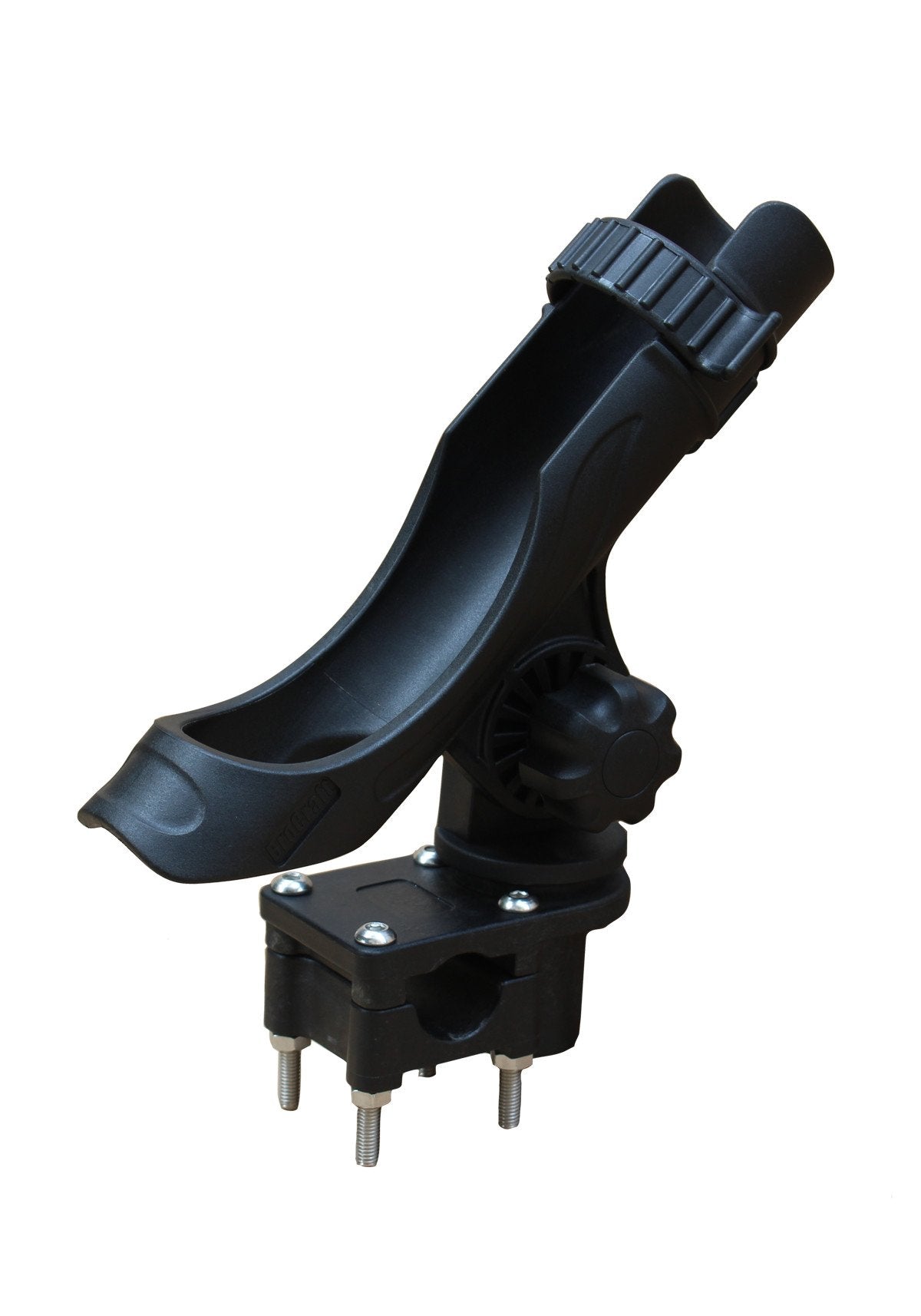 Brocraft Pontoon Rod Holder Rail Mount keeps rods secure for steady trolling.