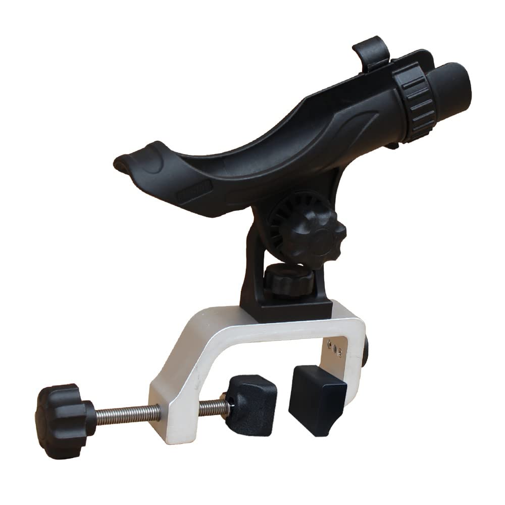 Brocraft Power Lock rod holder showing vertical and horizontal adjustment