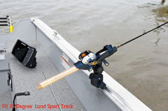 Brocraft Power Lock Rod Holder with ALOCK secures the rod during transit.
