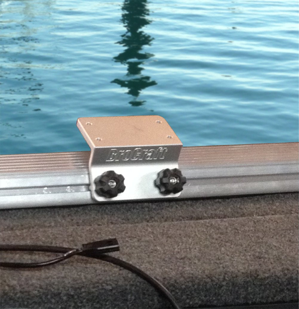 Brocraft Power Lock Rod Holder 45-degree aluminum base demonstrates rugged construction.