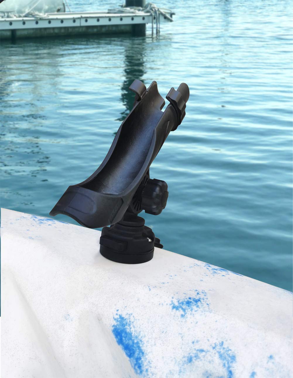 Flush deck mount design for kayak or boat