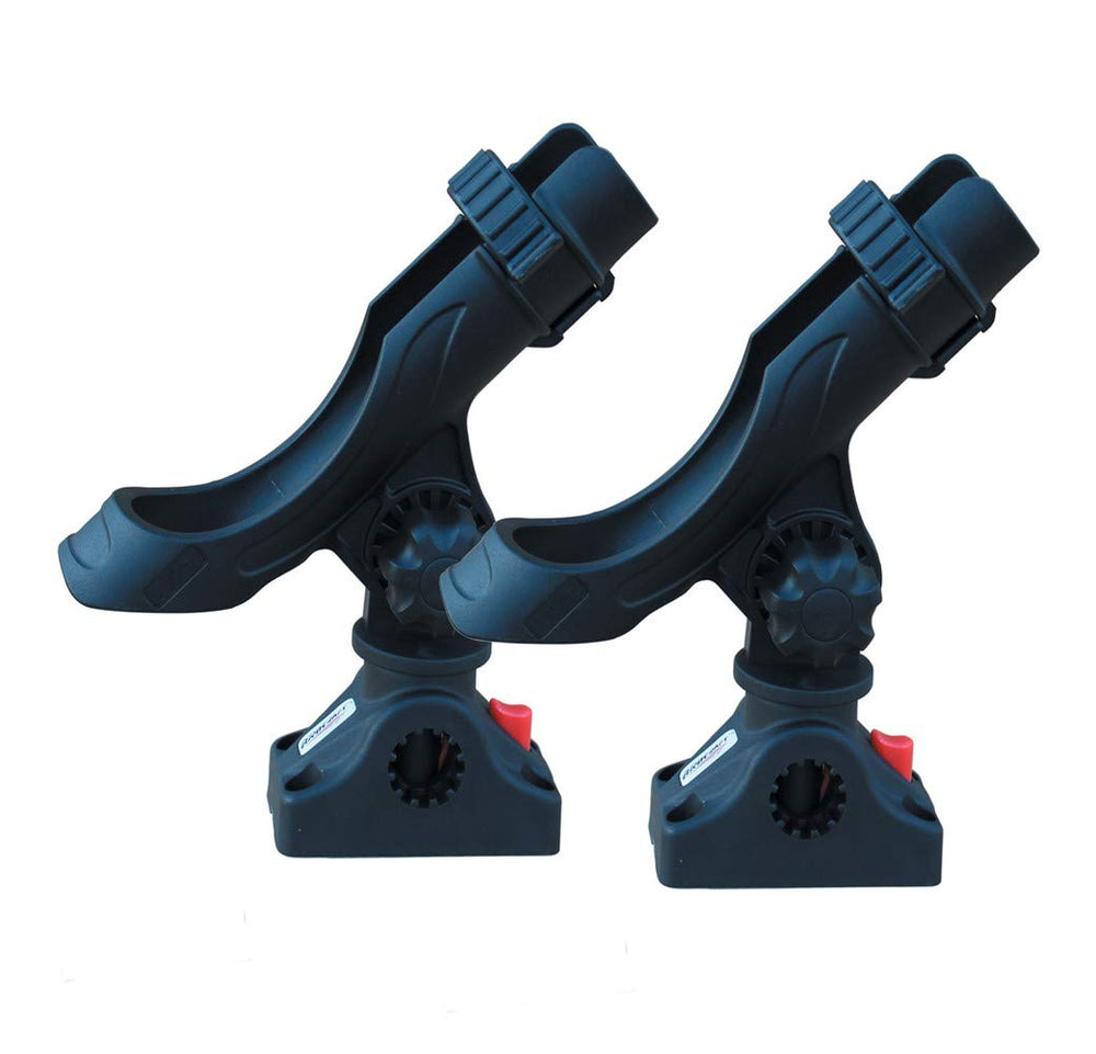 Brocraft power lock rod holder main view highlights rugged fiberglass-nylon build for steady rod support
