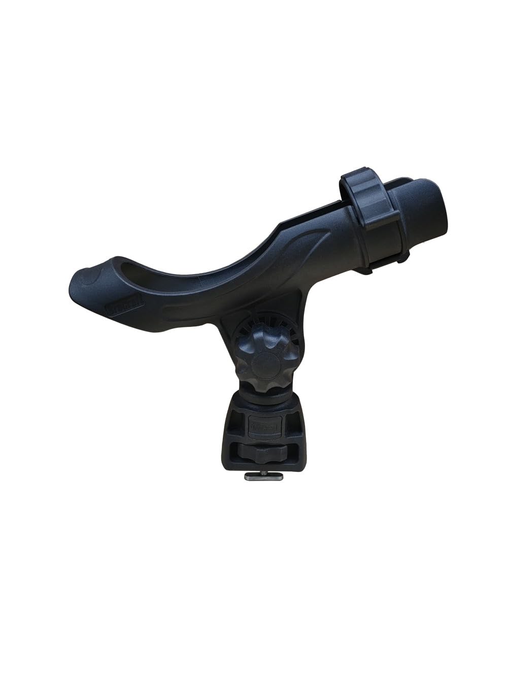Push button track adapter quick-change mechanism