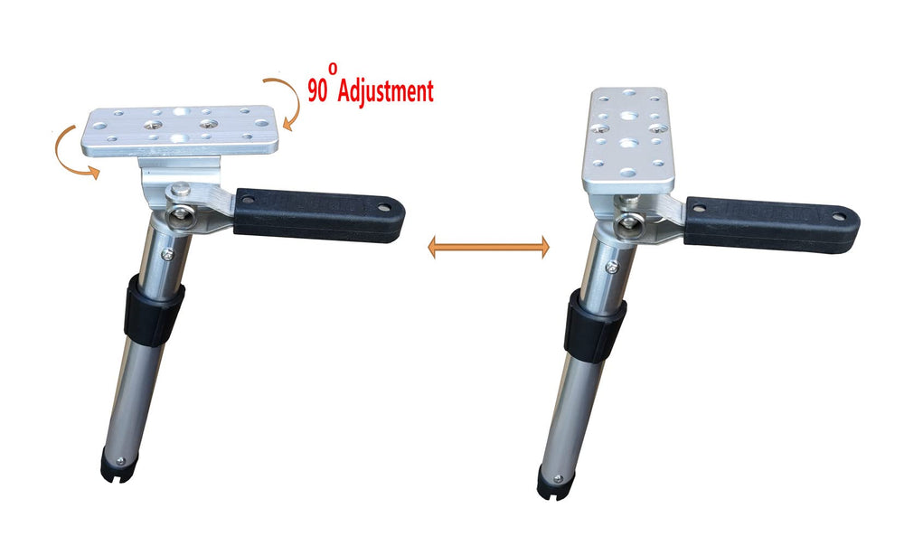 Brocraft quick-release mount enables easy angle adjustments.