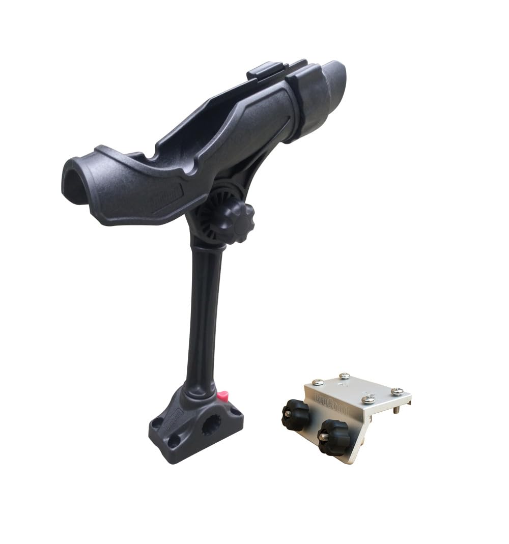 Brocraft rod holder with a 6.5-inch extender for easier reel access