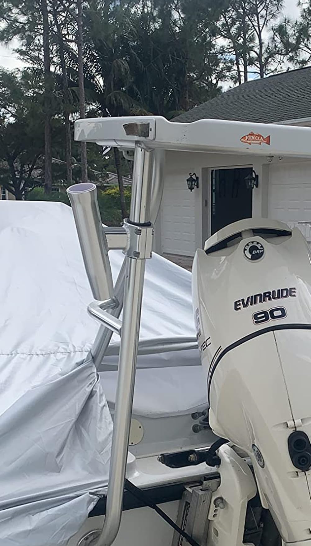 Brocraft rod holder easy-install design enabling quick relocation