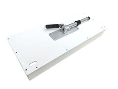 Brocraft rod holder mount secures the table for steady prep on deck.