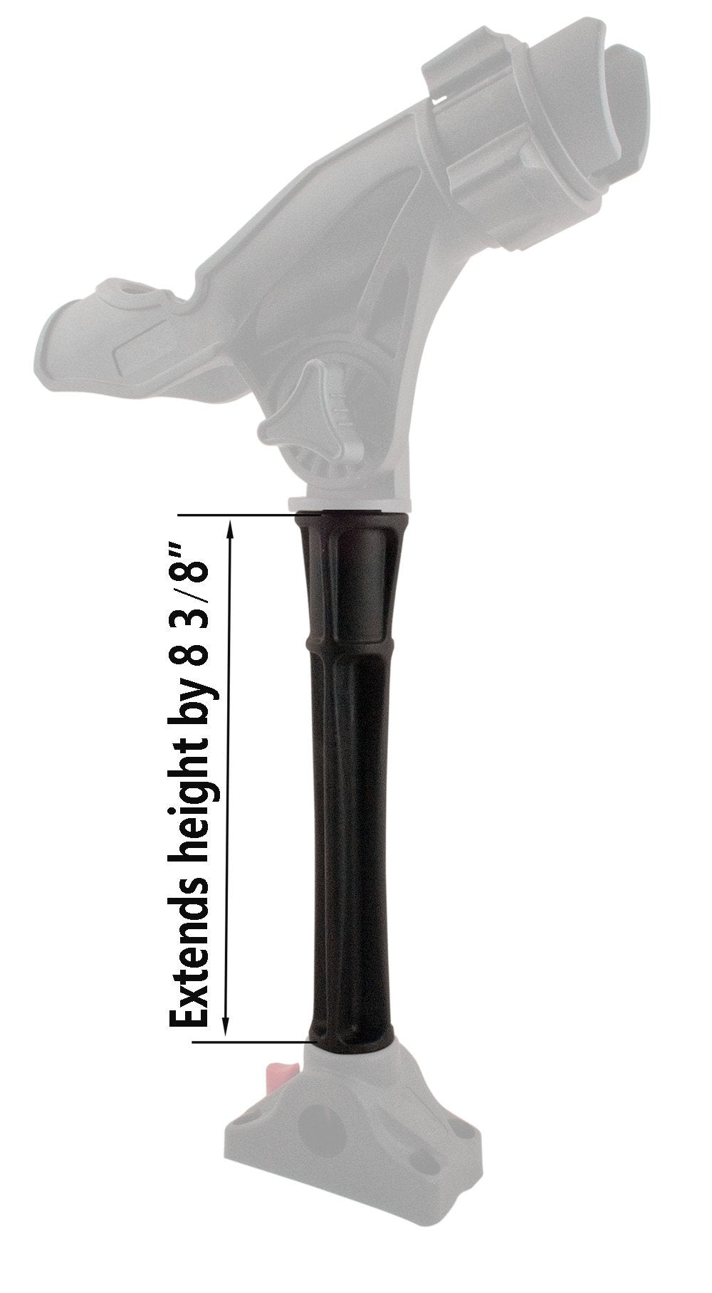 Brocraft Fishing Rod Holder Nylon Extension - side view