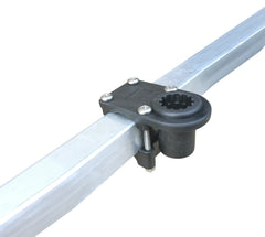 Brocraft round rail mount rod holder keeps rods steady on moving water.