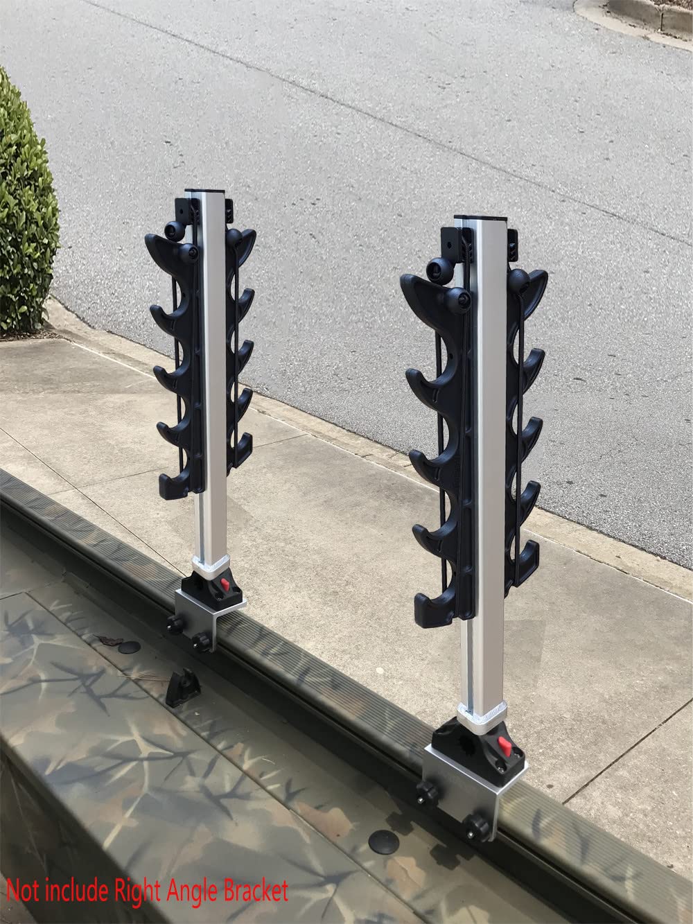 Brocraft secure-bungee cords keep rods safe and ready for action.
