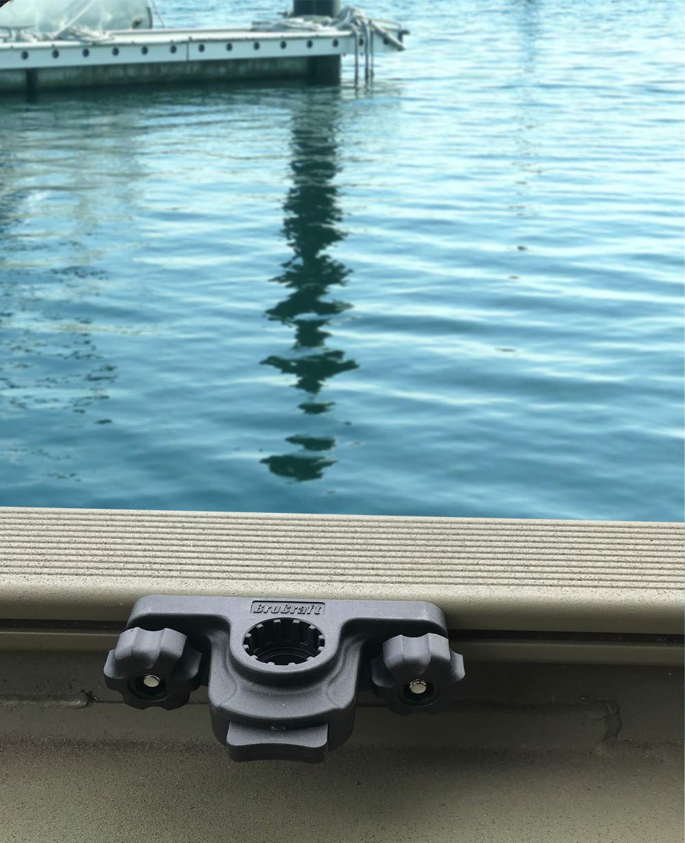Brocraft secure removable base for simple mounting and removal.