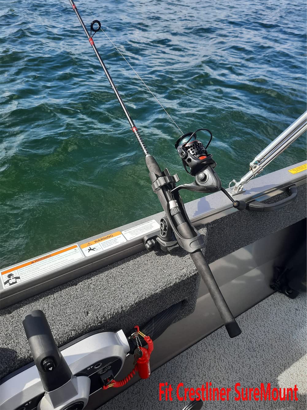 Brocraft SureMount quick install design allows easy repositioning across the track