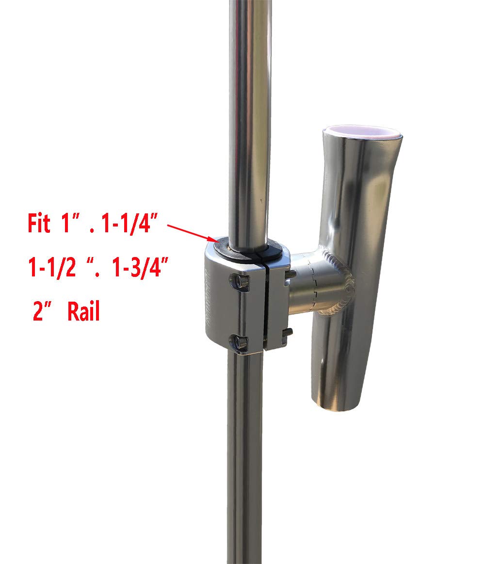 Brocraft T-TOP holder with heavy vinyl insert protecting rod tips.
