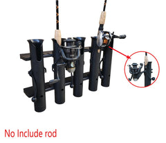 Brocraft tackle rack knife and pliers slots close-up for quick tool access.