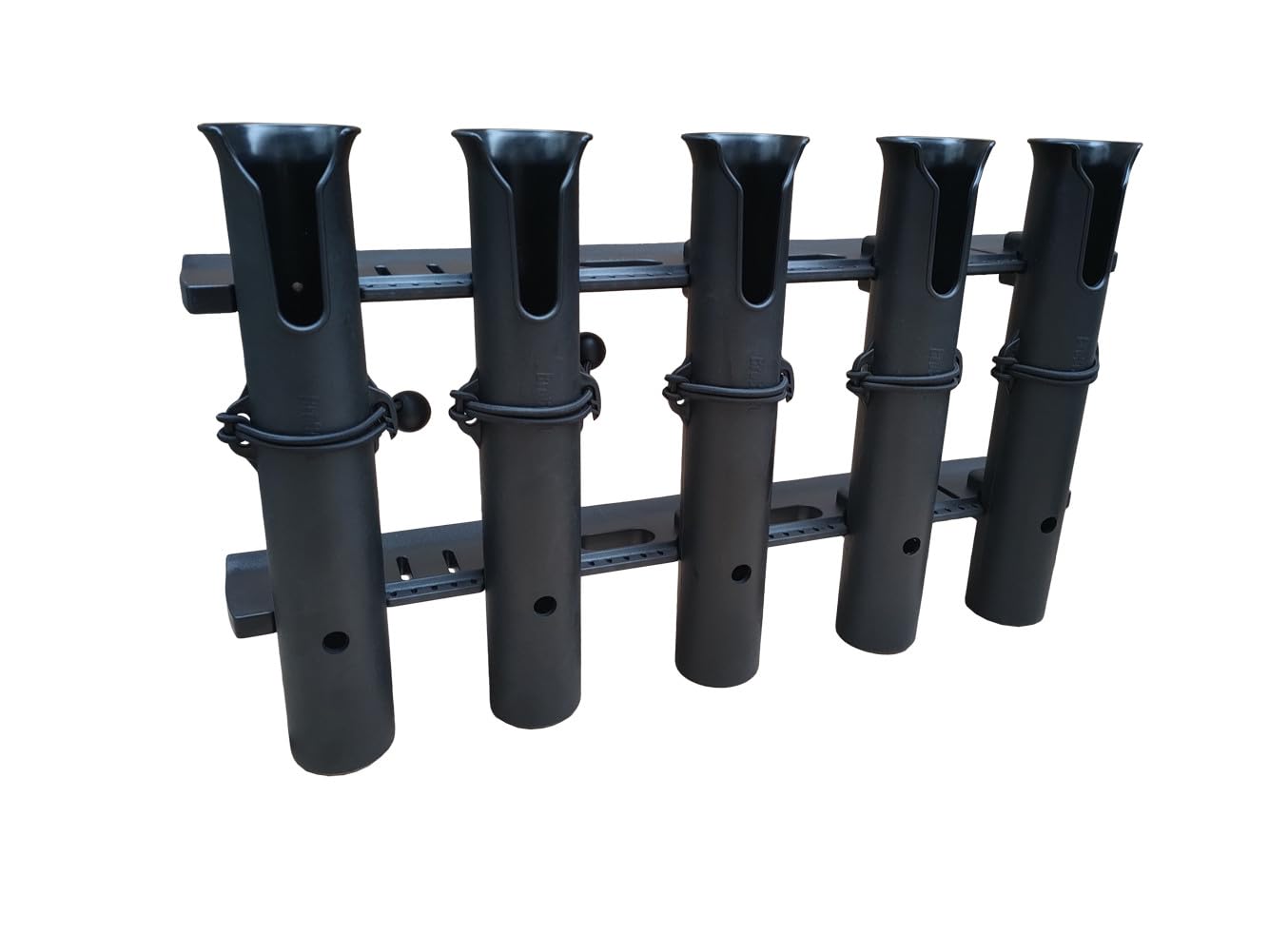 Brocraft tackle rack polypropylene construction close-up highlighting durability.