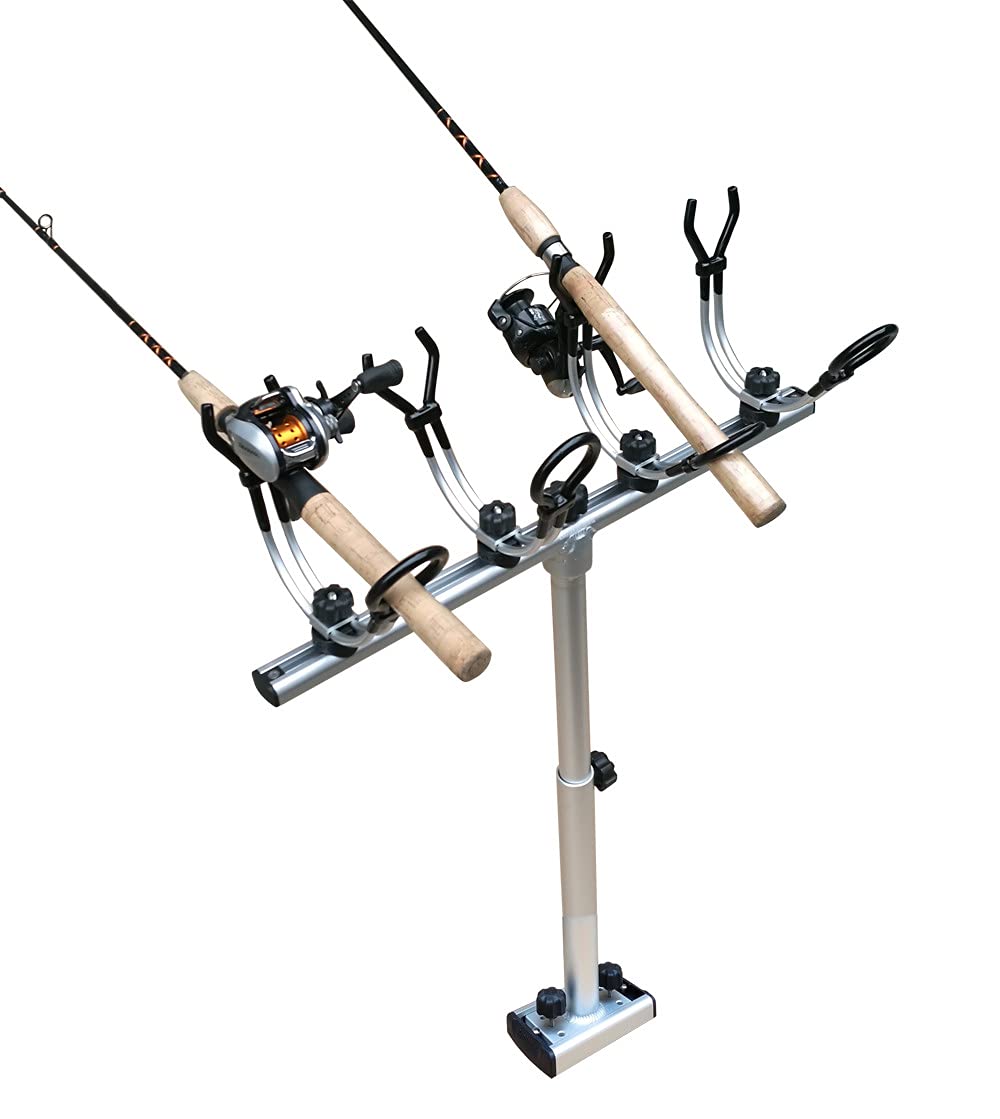 Telescopic T-bar on Brocraft extends from 14 to 24 inches for reach.