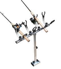 Telescopic T-bar on Brocraft extends from 14 to 24 inches for reach.