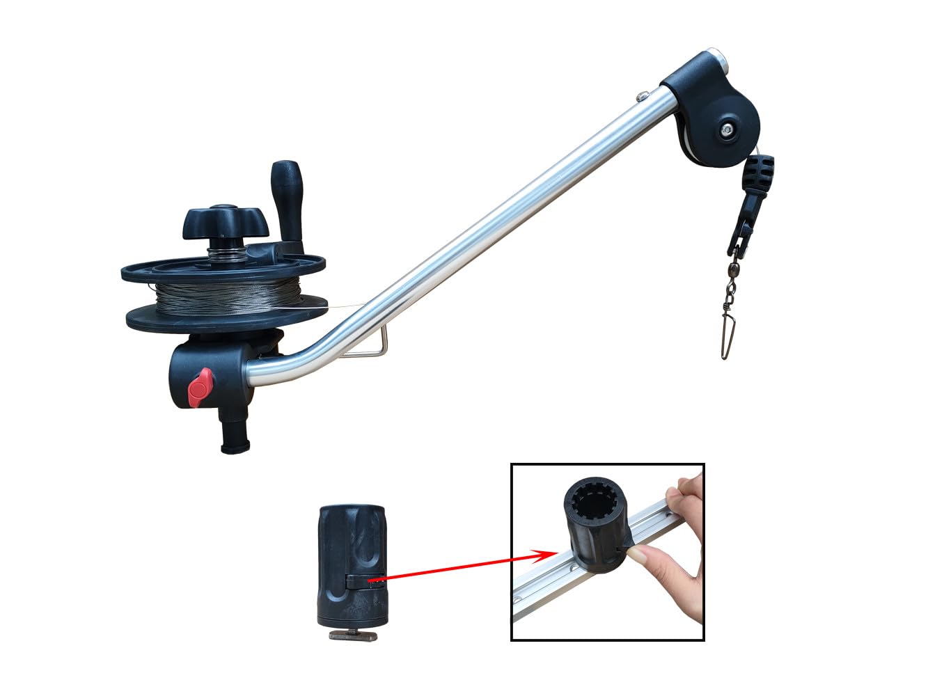 Brocraft Minin shows 100 feet braided stainless wire for light trolling