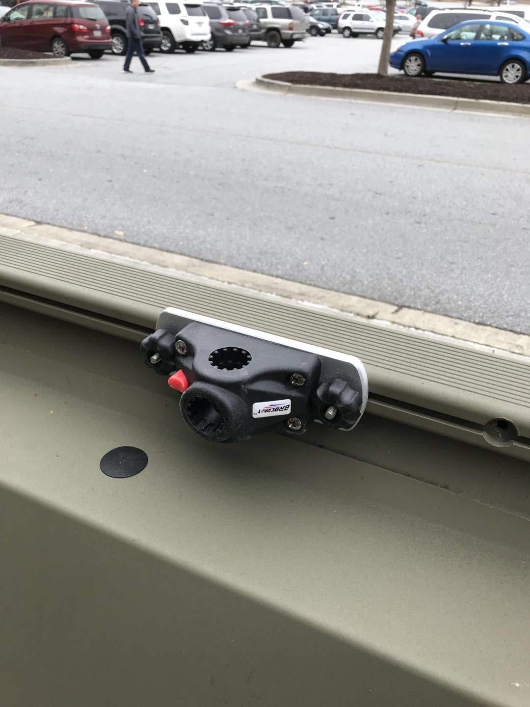 Pre-drilled and tapped mounting for BroCraft, Cannon and Scotty mounts