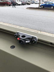 Pre-drilled and tapped mounting for BroCraft, Cannon and Scotty mounts