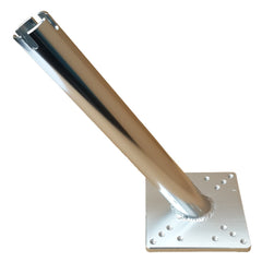 Packaging image of Brocraft 9inch gimbal mount, showing pre-drilled and tapped top plate.