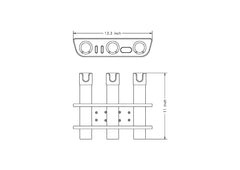 Brocraft Versatrack compatibility for Lund, Ranger, and Lowe boats on track system
