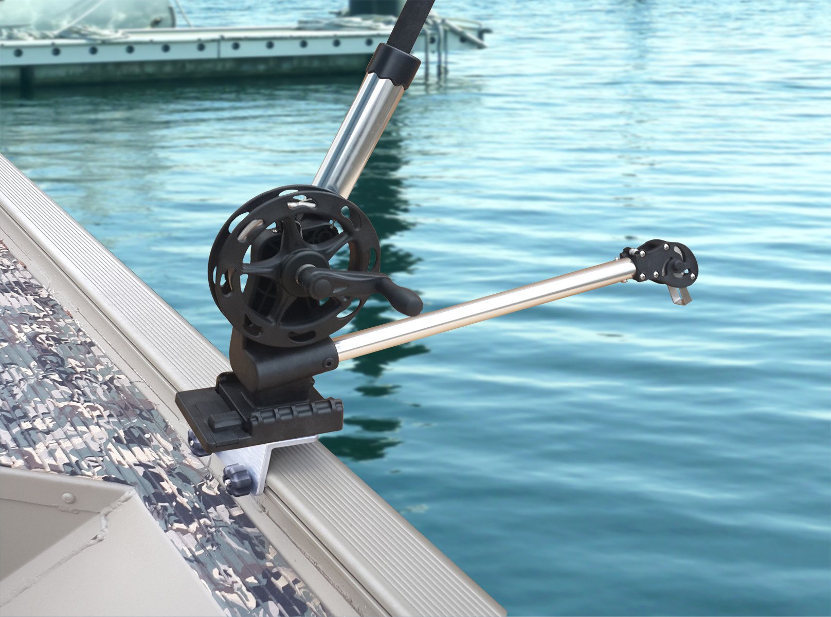 Brocraft Versatrack compatibility simplifies setup on popular boats like Lund and Ranger.
