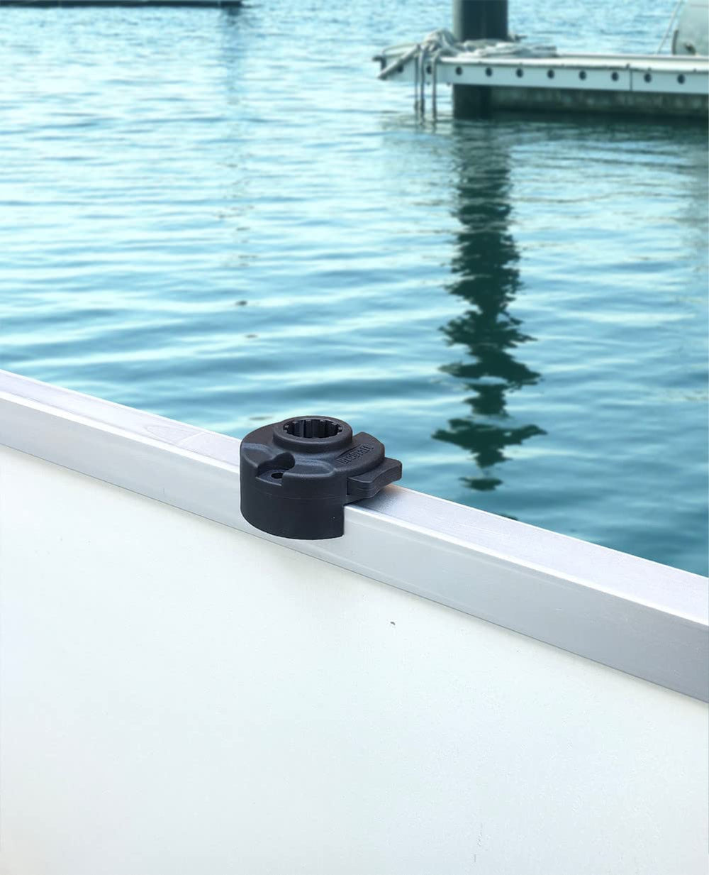 Rugged yet lightweight holder stays secure on waves and turns