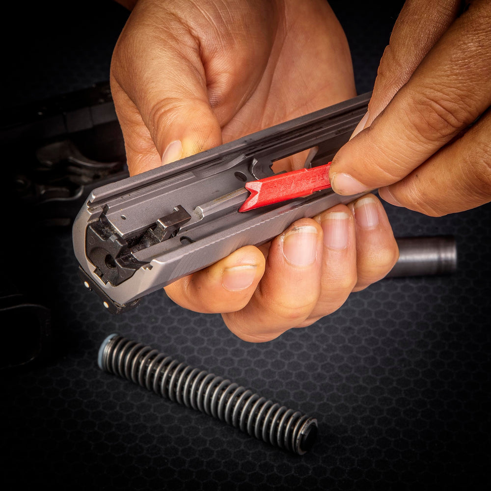 Bronze stiff-bristle scrub brush and carbon removal tools